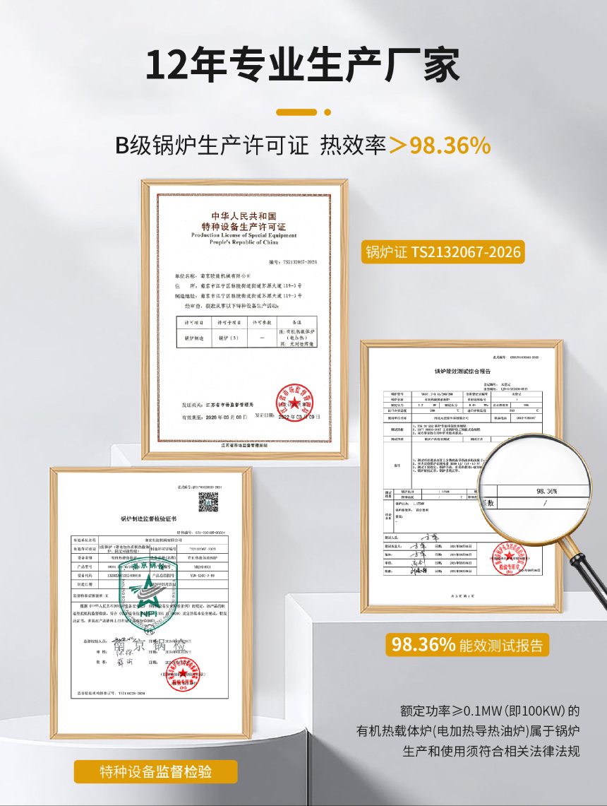 240KW电加热导热油炉